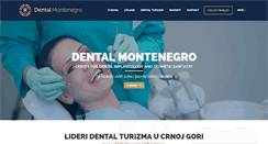 Desktop Screenshot of dentalmontenegro.com